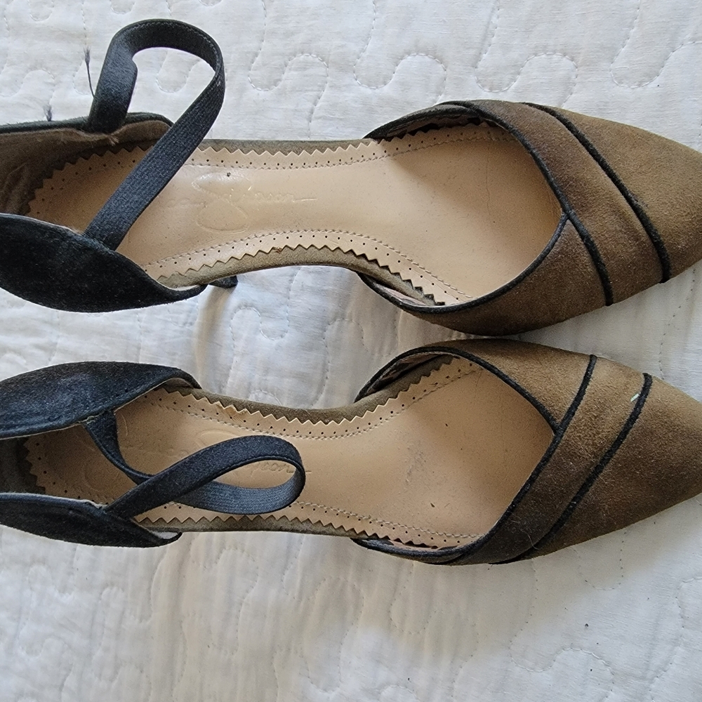 Jessica Simpson suede heels size 7